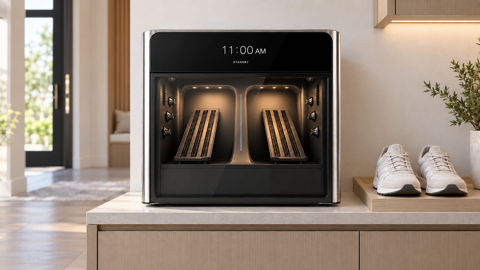 AiRET AX1 on a model house showroom counter