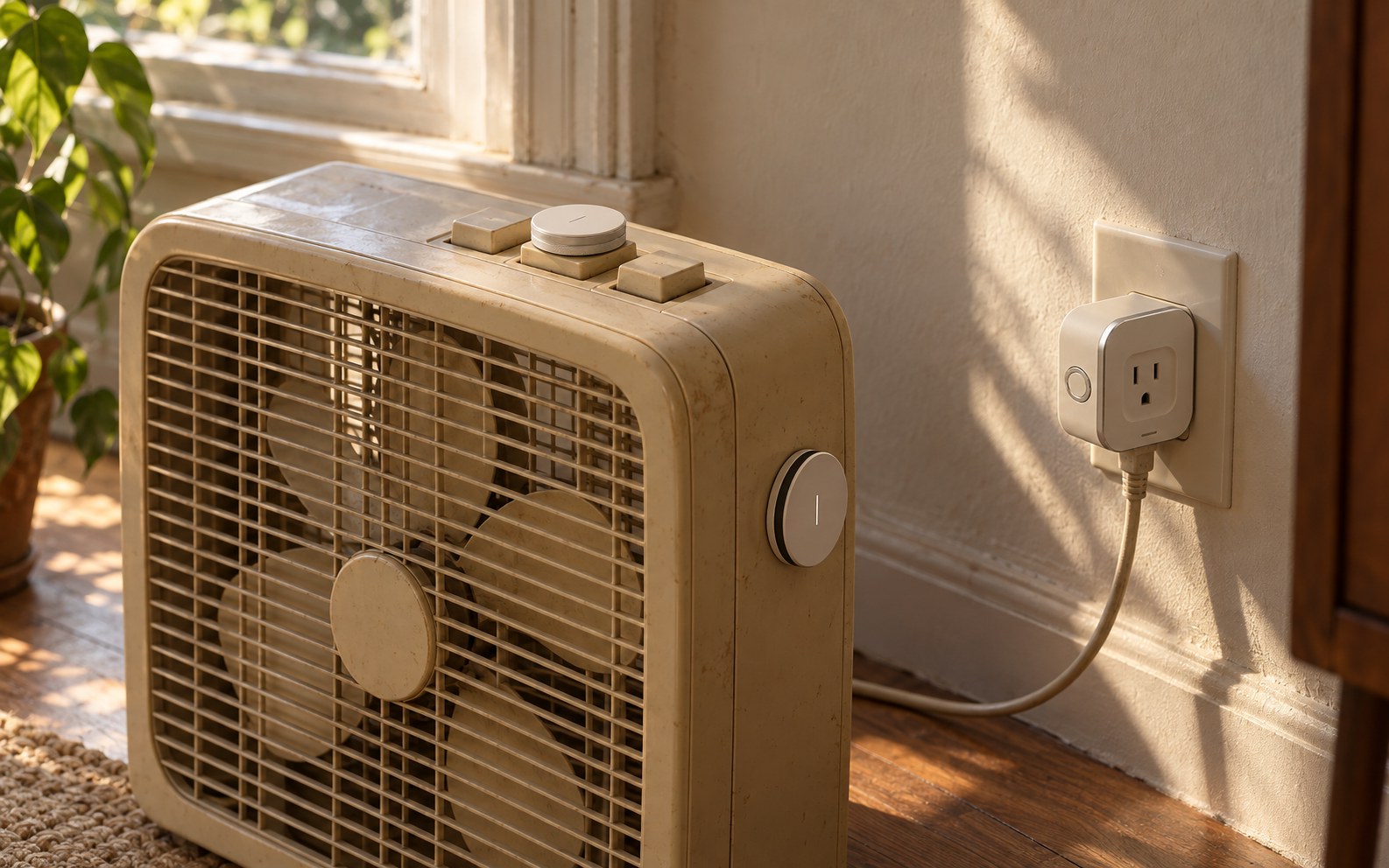 A 1998 fan, now a smart home device.