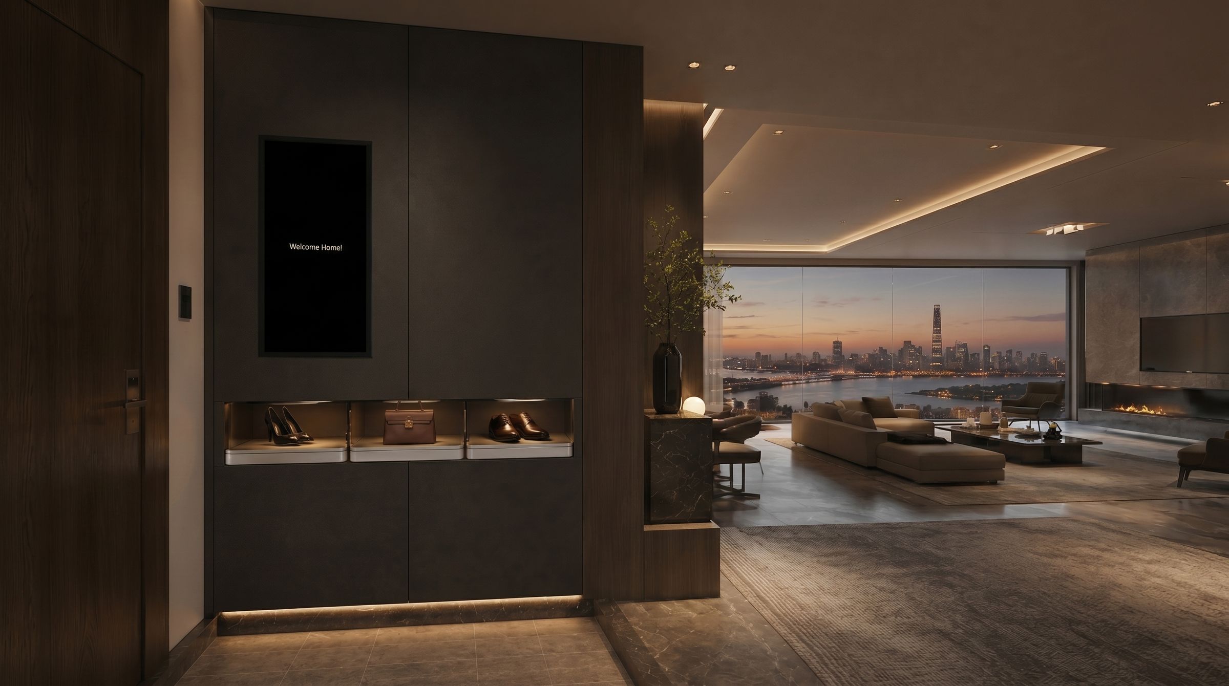 A residence entrance with S9 Prestige